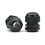 Prensa-cabos de nylon preto